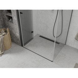 Mexen Lima  Cabina de dus Usa plianta 90 x 70 cm, transparent, negru  - 856-090-070-70-00
