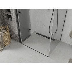 Mexen Lima  Cabina de dus Usa plianta 90 x 100 cm, transparent, negru  - 856-090-100-70-00