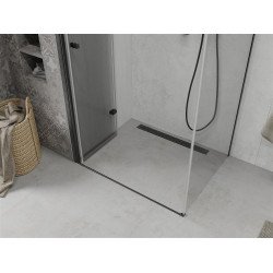 Mexen Lima  Cabina de dus Usa plianta 100 x 80 cm, transparent, negru  - 856-100-080-70-00