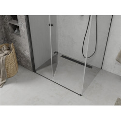 Mexen Lima  Cabina de dus Usa plianta 100 x 120 cm, transparent, negru  - 856-100-120-70-00