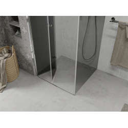 Mexen Lima  Cabina de dus Usa plianta 70 x 70 cm, grafit, chrom - 856-070-070-01-40