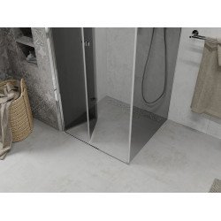 Mexen Lima  Cabina de dus Usa plianta 70 x 70 cm, grafit, chrom - 856-070-070-01-40