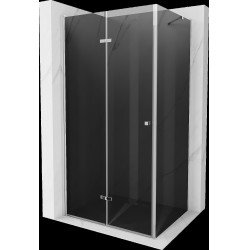Mexen Lima  Cabina de dus Usa plianta 100 x 120 cm, grafit, chrom - 856-100-120-01-40