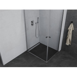 Mexen Pretoria Duo  Cabina de  dus Usa batanta  90 x 70 cm, transparent, chrom - 852-090-070-02-00