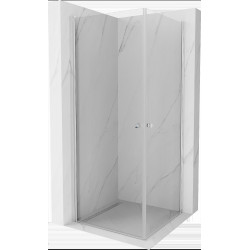 Mexen Pretoria Duo  Cabina de  dus Usa batanta  90 x 90 cm, transparent, chrom - 852-090-090-02-00
