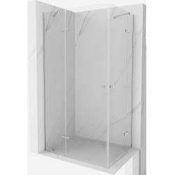 Mexen Roma Duo  Cabina de  dus Usa batanta  100 x 80 cm, transparent, chrom - 854-100-080-02-00