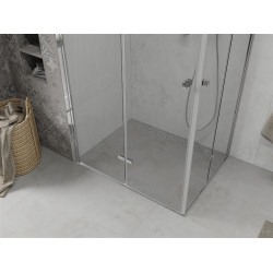 Mexen Lima Duo  Cabina de  dus Usa plianta  90 x 70 cm, transparent, chrom - 856-090-070-02-00