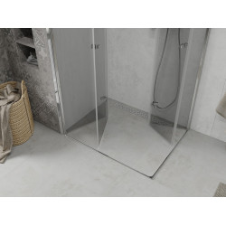 Mexen Lima Duo  Cabina de  dus Usa plianta  90 x 70 cm, transparent, chrom - 856-090-070-02-00