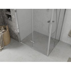 Mexen Lima Duo  Cabina de  dus Usa plianta  90 x 70 cm, transparent, chrom - 856-090-070-02-00