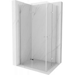 Mexen Lima Duo  Cabina de  dus Usa plianta  100 x 80 cm, transparent, chrom - 856-100-080-02-00 Cabina de dus 467680 Mexen