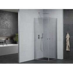Mexen Pretoria Duo  Cabina de  dus Usa batanta  100 x 100 cm, transparent, chrom - 852-100-100-02-00 Cabina de dus 467680 Mexen