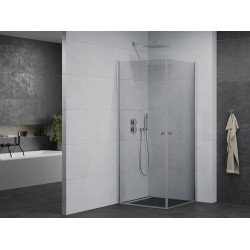 Mexen Pretoria Duo  Cabina de  dus Usa batanta  100 x 100 cm, transparent, chrom - 852-100-100-02-00
