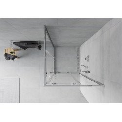 Mexen Rio Cabina de dus Usa culisanta 70 x 70 cm, transparent, chrom - 860-070-070-01-00