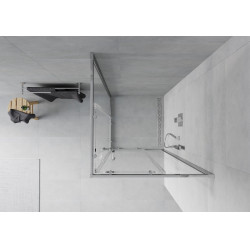 Mexen Rio Cabina de dus Usa culisanta 90 x 90 cm, transparent, chrom - 860-090-090-01-00