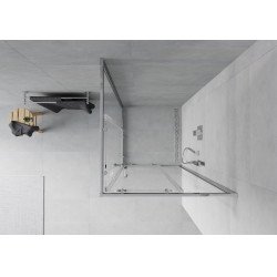 Mexen Rio Cabina de dus Usa culisanta 90 x 90 cm, transparent, chrom - 860-090-090-01-00
