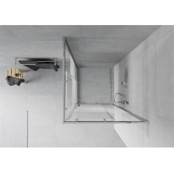 Mexen Rio Cabina de dus Usa culisanta 70 x 70 cm,  intimato , chrom - 860-070-070-01-20