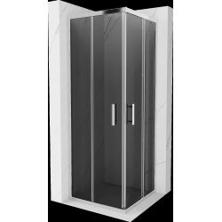 Mexen Rio Cabina de dus Usa culisanta 70 x 70 cm, grafit, chrom - 860-070-070-01-40