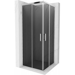 Mexen Rio Cabina de dus Usa culisanta 80 x 80 cm, grafit, chrom - 860-080-080-01-40