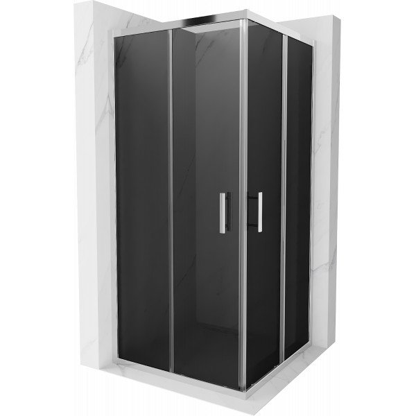 Mexen Rio Cabina de dus Usa culisanta 90 x 90 cm, grafit, chrom - 860-090-090-01-40