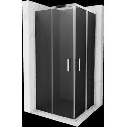 Mexen Rio Cabina de dus Usa culisanta 90 x 90 cm, grafit, chrom - 860-090-090-01-40
