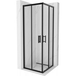 Mexen Rio Cabina de dus Usa culisanta 70 x 70 cm, transparent,  negru  - 860-070-070-70-00 Usa culisanta 467680 Mexen