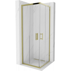 Mexen Rio Cabina de dus Usa culisanta 70 x 70 cm, transparent, auriu  - 860-070-070-50-00 Usa culisanta 467680 Mexen