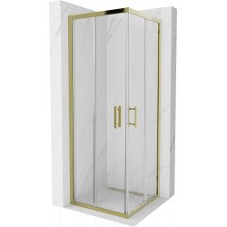 Mexen Rio Cabina de dus Usa culisanta 70 x 70 cm, transparent, auriu  - 860-070-070-50-00 Usa culisanta 467680 Mexen