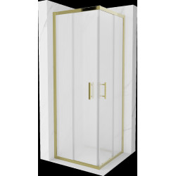 Mexen Rio Cabina de dus Usa culisanta 70 x 70 cm,  satin , auriu  - 860-070-070-50-30