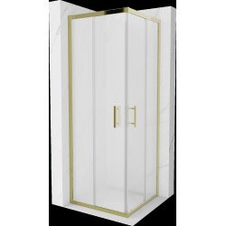 Mexen Rio Cabina de dus Usa culisanta 70 x 70 cm,  satin , auriu  - 860-070-070-50-30