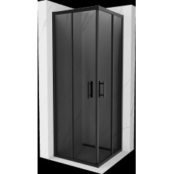 Mexen Rio Cabina de dus Usa culisanta 70 x 70 cm, grafit,  negru  - 860-070-070-70-40