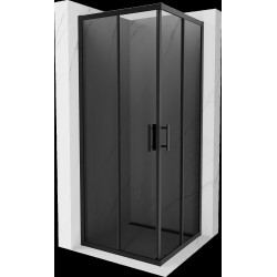 Mexen Rio Cabina de dus Usa culisanta 80 x 80 cm, grafit,  negru  - 860-080-080-70-40