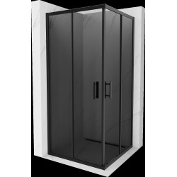Mexen Rio Cabina de dus Usa culisanta 90 x 90 cm, grafit,  negru  - 860-090-090-70-40