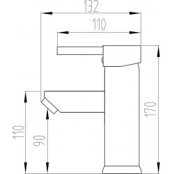 Mexen Lua Baterie bideu ,  alb - 72820-20