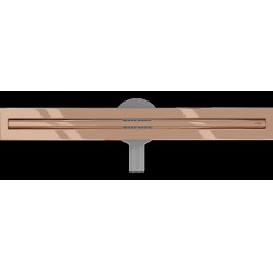Mexen Flat 360° Slim  Rigole de dus 60 cm, rose auriu - 1641060