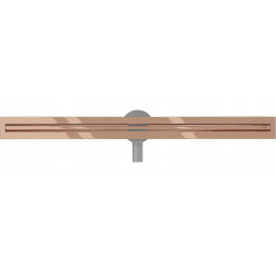 Mexen Flat 360° Slim  Rigole de dus 70 cm, rose auriu - 1641070