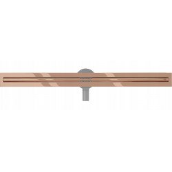 Mexen Flat 360° Slim  Rigole de dus 70 cm, rose auriu - 1641070