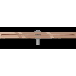 Mexen Flat 360° Slim  Rigole de dus 100 cm, rose auriu - 1641100