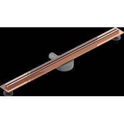 Mexen Flat 360° Slim  Rigole de dus 100 cm, rose auriu - 1641100