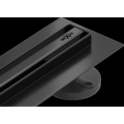 Mexen Flat 360° Slim  Rigole de dus 130 cm,  negru  - 1741130