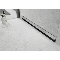 Mexen Flat Wall  Plat cu scurgere in perete 2w1 110 cm, chrom - 1030110