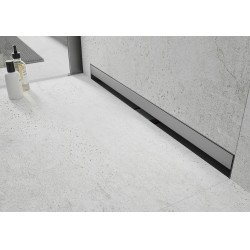 Mexen Flat Wall  Plat cu scurgere in perete 2w1 110 cm, chrom - 1030110