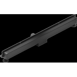 Mexen Flat Wall  Plat cu scurgere in perete 2w1 90 cm,  negru- 1730090