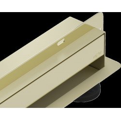 Mexen Flat Wall  Plat cu scurgere in perete 2w1 60 cm,  auriu - 1530060