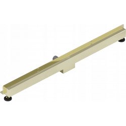 Mexen Flat Wall  Plat cu scurgere in perete 2w1 110 cm,  auriu - 1530110