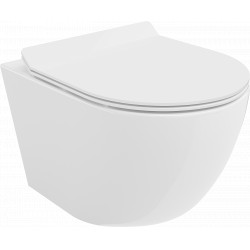 Mexen Lena wc Rimless  cu capac soft close  slim, duroplast,  alb - 30224000 Wc 467680 Mexen