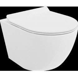 Mexen Lena wc Rimless  cu capac soft close  slim, duroplast,  alb - 30224000 Wc 467680 Mexen