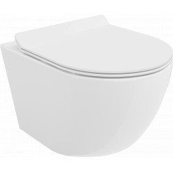 Mexen Lena wc Rimless  cu capac soft close  slim, duroplast,  alb - 30224000 Wc 467680 Mexen