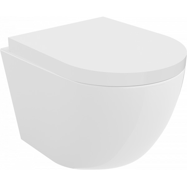 Mexen Lena wc Rimless  cu capac soft close   greu , duroplast,  alb - 30220200