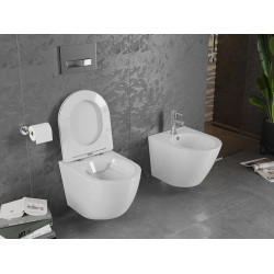 Mexen Lena wc Rimless  cu capac soft close  slim, duroplast,  alb - 30220300