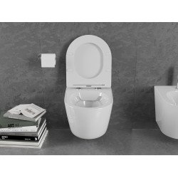 Mexen Lena wc Rimless  cu capac soft close  slim, duroplast,  alb - 30220300